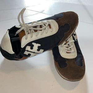 Tory Burch Black and Brown Athletic Shoes